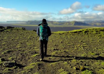 adventure, backpacker, cliff