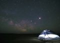 camping, night sky, constellation