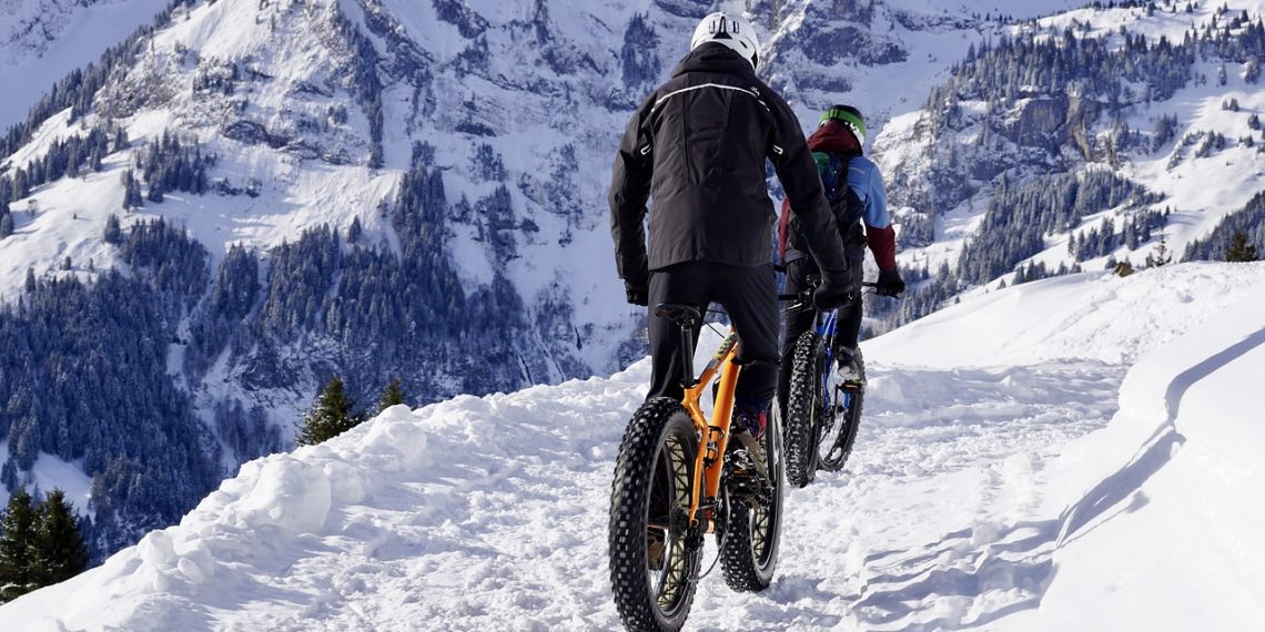 snow, mountain, fat bikes