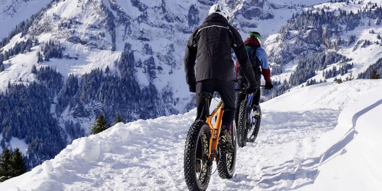 snow, mountain, fat bikes