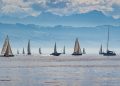 sailboats, regatta, lake constance