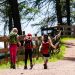 children, girl, hiking