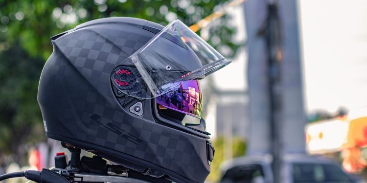 car, motorcycle, helmets