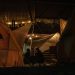 camping, tent, friend