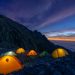 landscape, mountain, camp