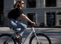 san francisco, woman, electric bike
