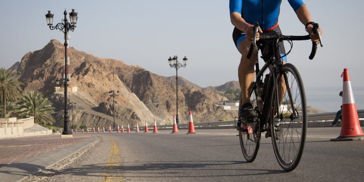 man, bicycle, fitness