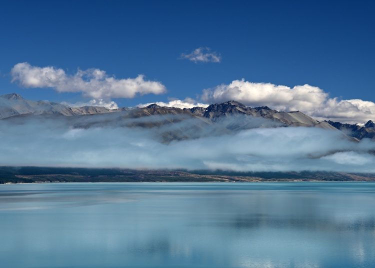 lake pukaki, alpine lake, new zealand