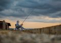 fisherman, sea, fish