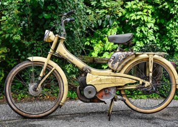 bike, wheels, retro