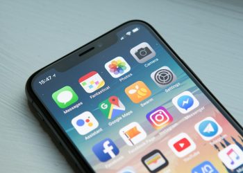 space gray iPhone X